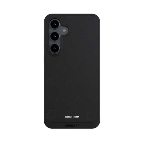 Samsung Galaxy S24 FE 5G NIVOpure Black Konoha Pattern Transparant