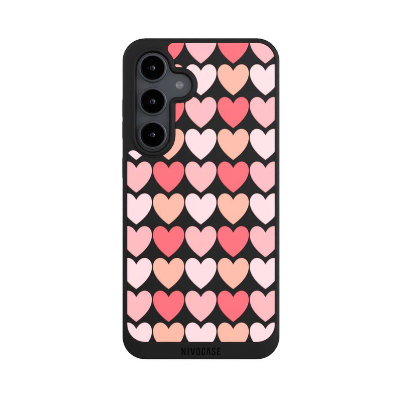 Galaxy S24 FE NIVOpure Rosa Schattenherzen