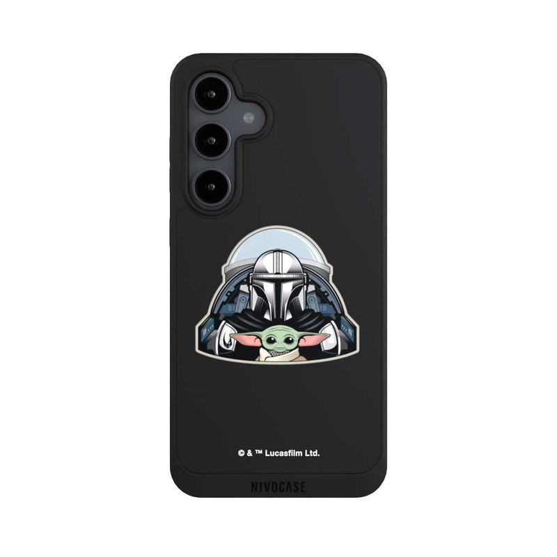 Galaxy S24 FE NIVOpure Mando and Grogu Transparent