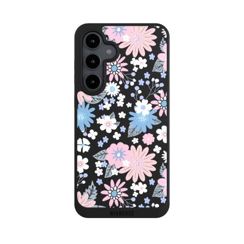 Samsung Galaxy S24 FE 5G NIVOpure Wildflower Pattern Illustration Pastell Transparent