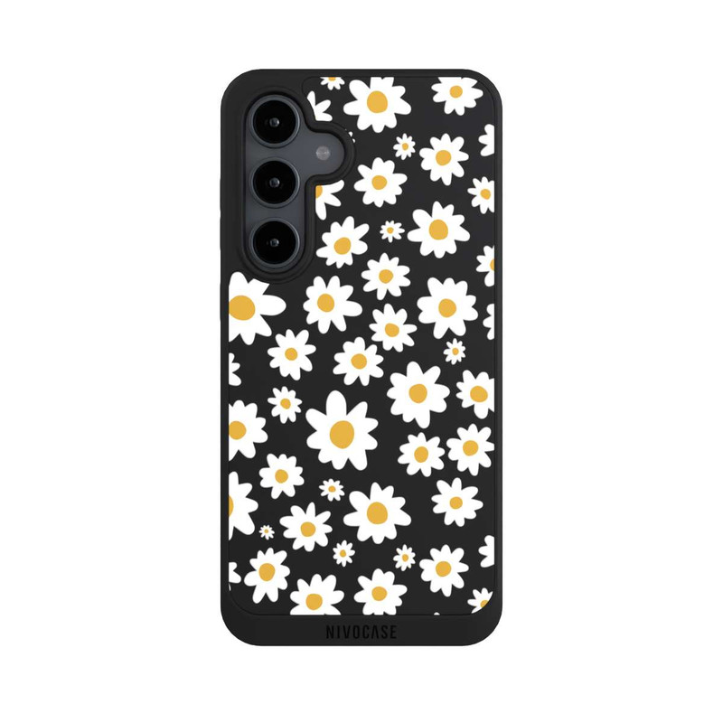 Galaxy S24 FE NIVOpure Daisy Flower Seamless Pattern Transparent