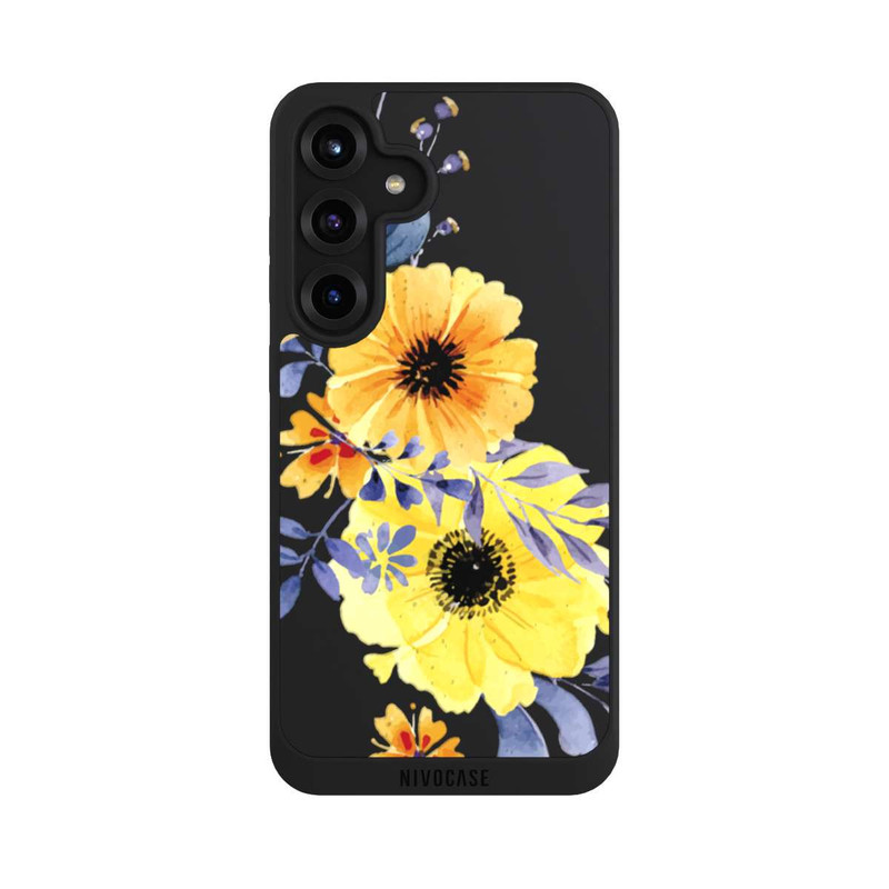 Galaxy S25 + NIVOpure Gelbe schwedische Blumen