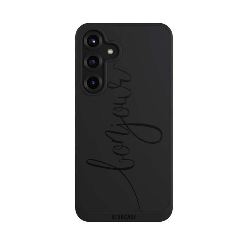Galaxy S25 + NIVOpure Bonjour Noir sans Fond
