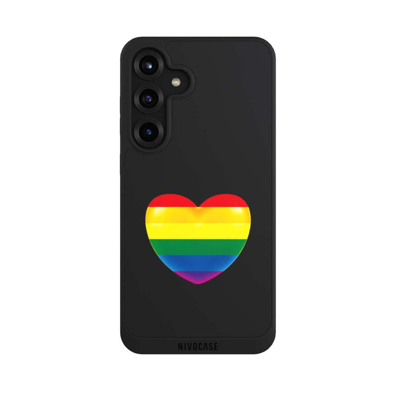 Galaxy S25 + NIVOpure Pride Heart ohne Hintergrund