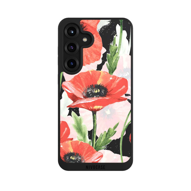 Galaxy S25 + NIVOpure Üppige Mohnblüten Wiese