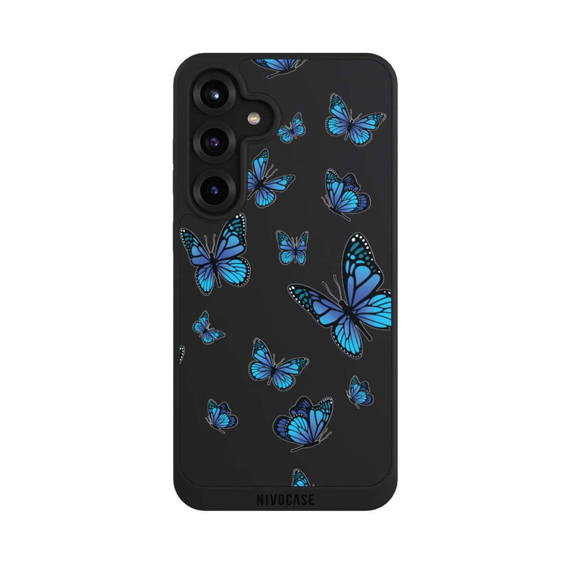 Galaxy S25 + NIVOpure Schmetterlingmuster Transparent