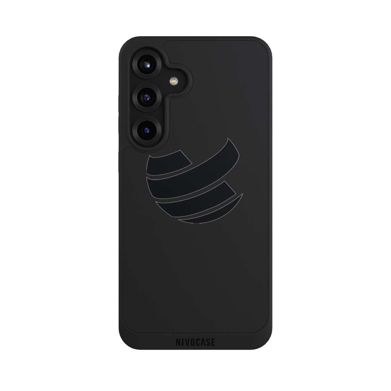 Galaxy S25 + NIVOpure Icon Schwarz Transparent