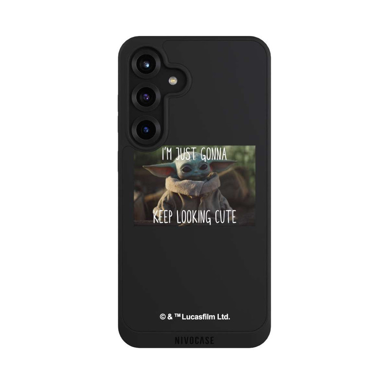 Galaxy S25 + NIVOpure Star Wars The Child Cute Transparent