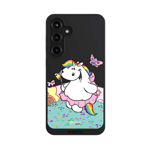 Samsung Galaxy S25+  NIVOpure Glitzerglimmerstadt Transparent