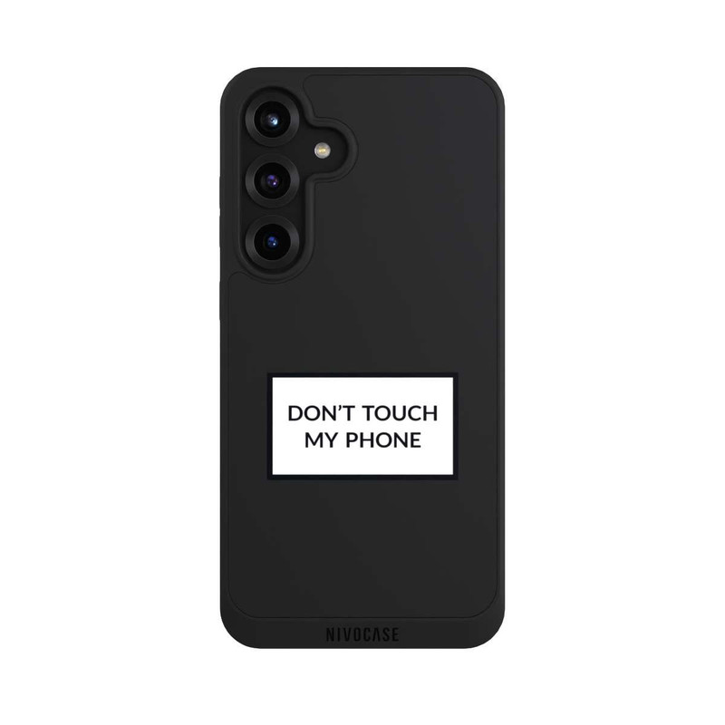 Galaxy S25 + NIVOpure Do Not Touch My Phone Transparent