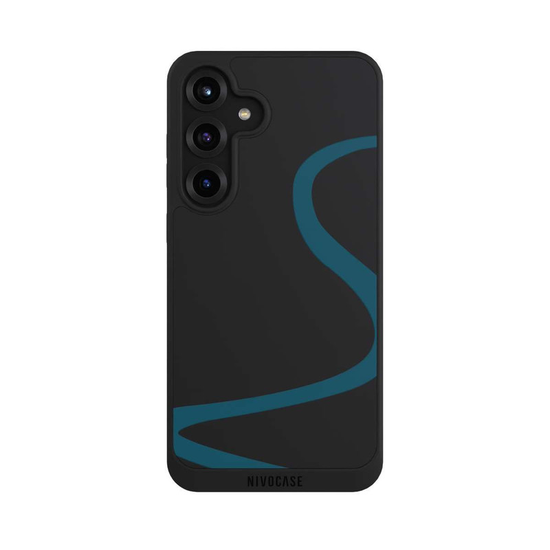 Galaxy S25 + NIVOpure Blue Line Transparent