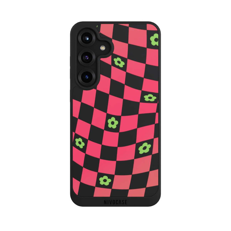 Galaxy S25 + NIVOpure Gänseblümchen Kariert