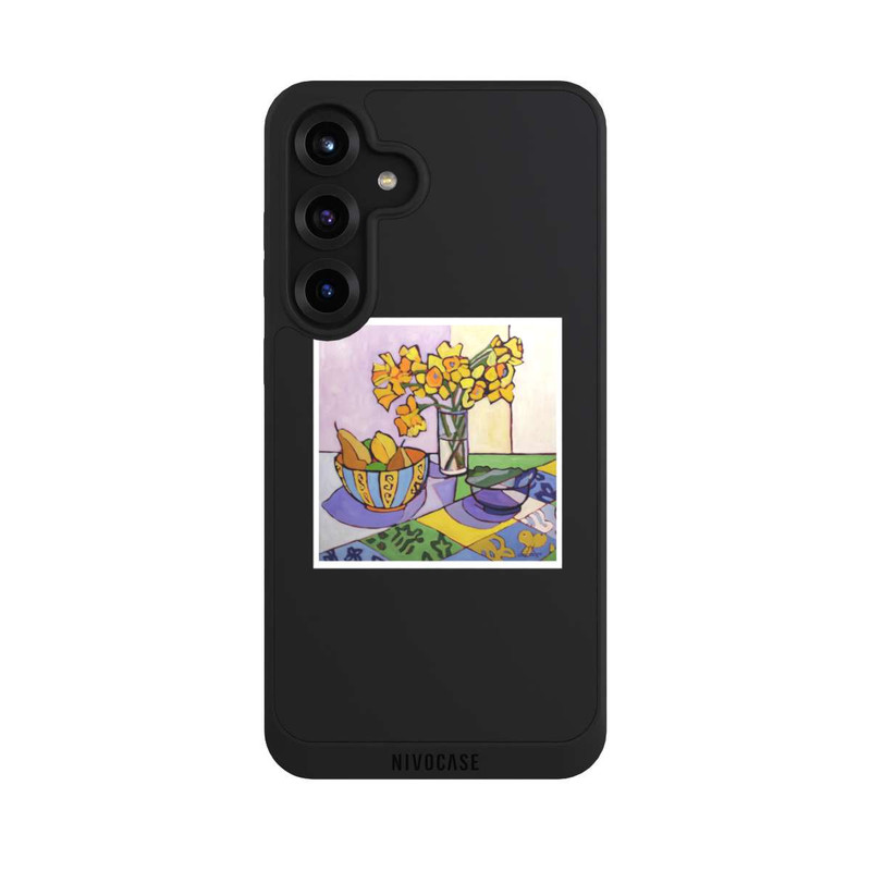 Galaxy S25 + NIVOpure Daffodil Patchwork, 2023, by Catherine J Martzloff