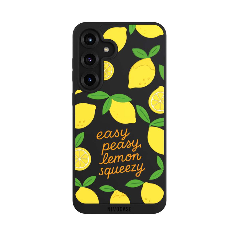 Galaxy S25 + NIVOpure Easy Peasy Lemon Queezy Transp