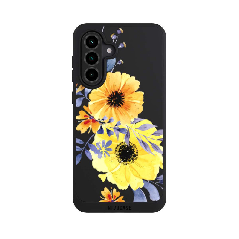 Galaxy A36 5G NIVOpure Gelbe schwedische Blumen