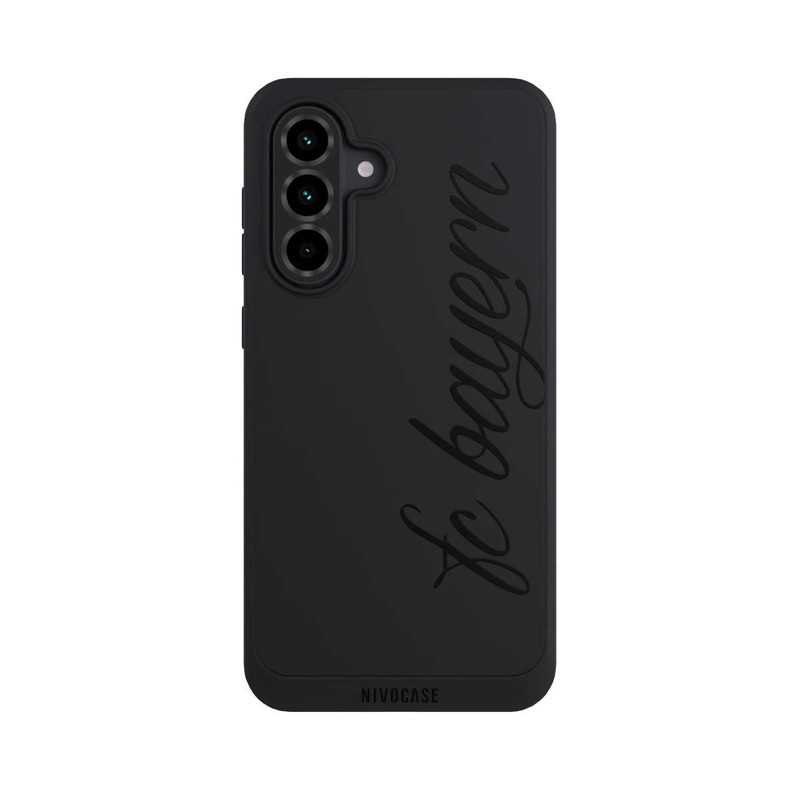 Galaxy A36 5G NIVOpure Schwarzes FCB Girlmotiv - ohne Hintergrund
