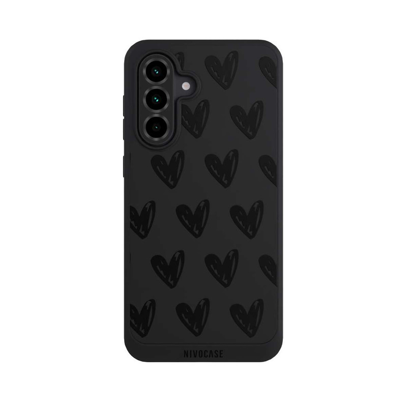 Galaxy A36 5G NIVOpure Coeurs noirs sans fond