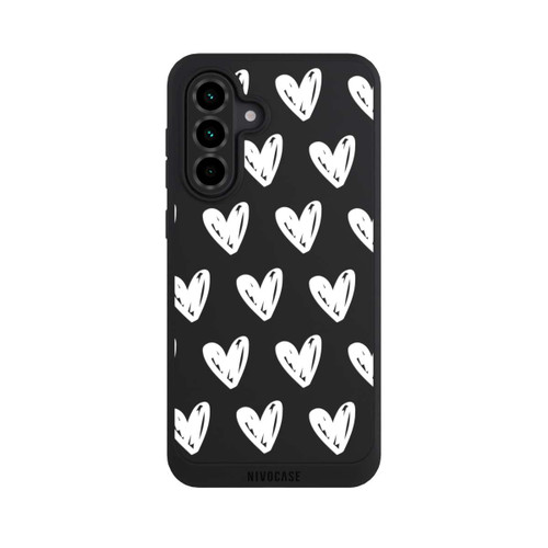 Samsung Galaxy A36 5G NIVOpure Herzen Weiß ohne Hintergrund