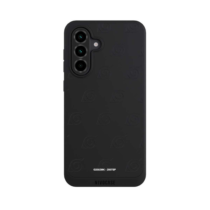 Galaxy A36 5G NIVOpure Schwarzes Konoha-Muster Transparent