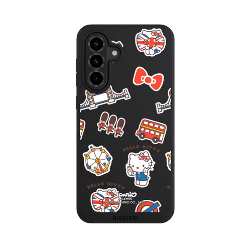Samsung Galaxy A36 5G NIVOpure Hello Kitty Londoner Abzeichen Transparent