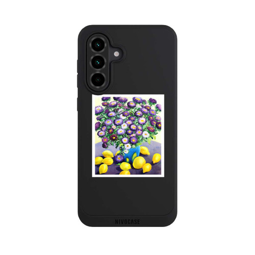 Samsung Galaxy A36 5G NIVOpure Purple Asters and Lemons by Christopher Ryland