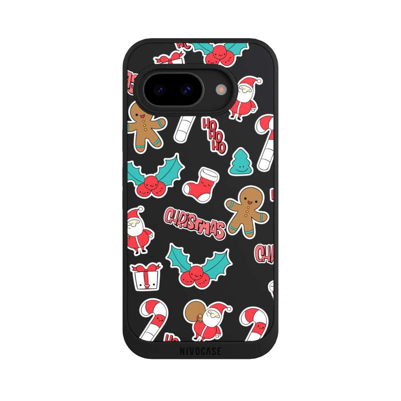 Pixel 9 a NIVOpure Christmas Pattern ohne Hintergrund