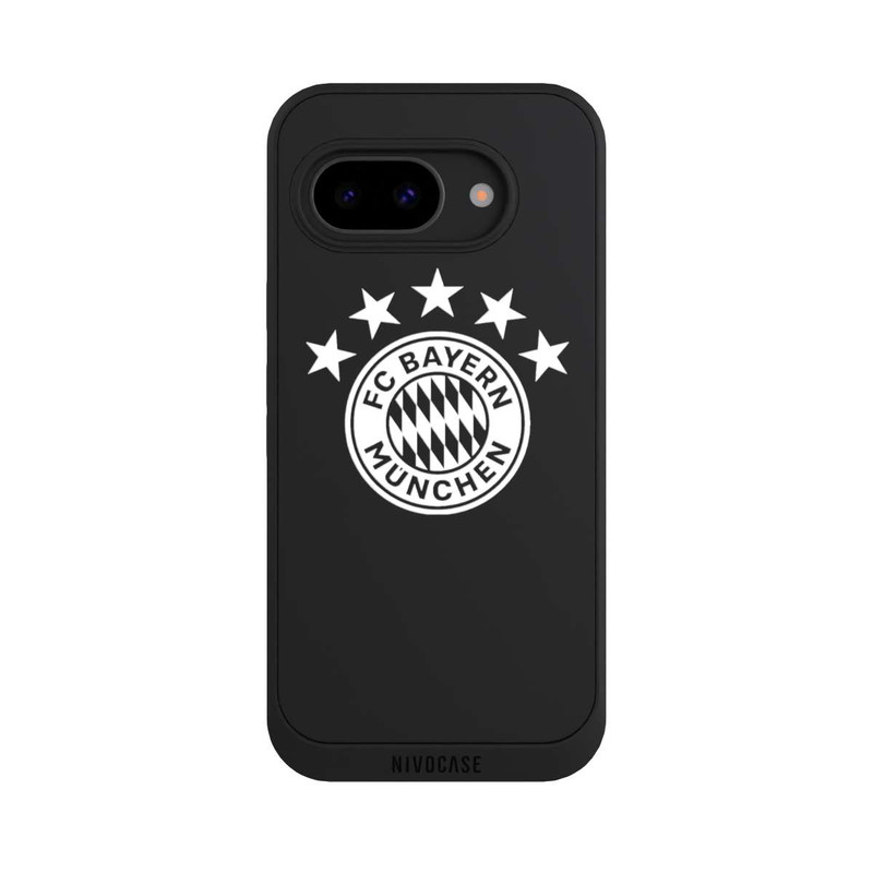 Pixel 9a NIVOpure FCB Logo einfarbig mit Sternen - ohne Hintergrund