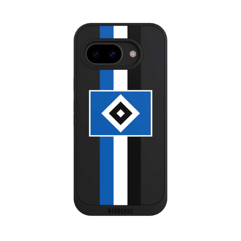 Pixel 9 a NIVOpure HSV Streifen - Blau-Weiß-Schwarz - ohne Hintergrund