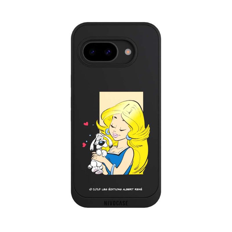Pixel 9 a NIVOpure Falbala et Idéfix Amoureux Transparent