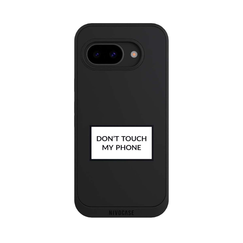 Pixel 9a NIVOpure Do Not Touch My Phone Transparent