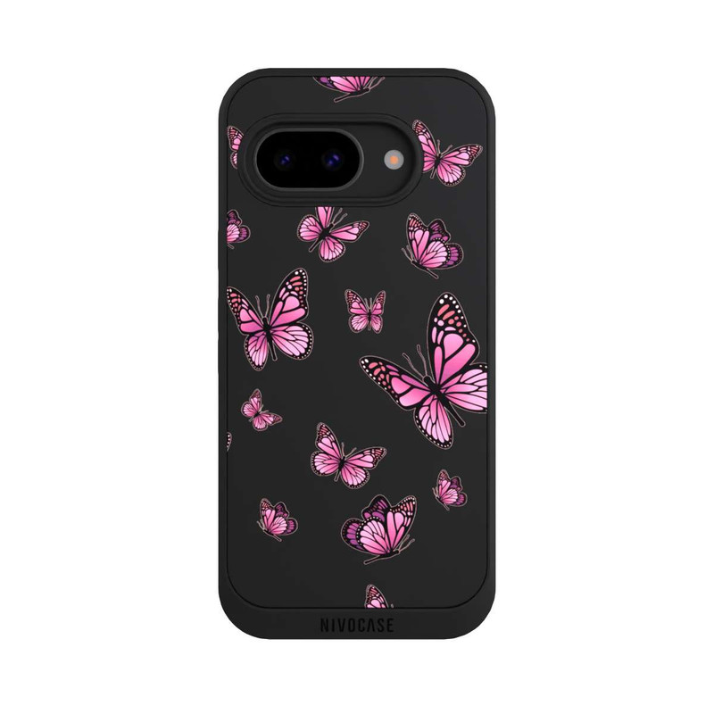 Pixel 9a NIVOpure Schmetterlinge pink