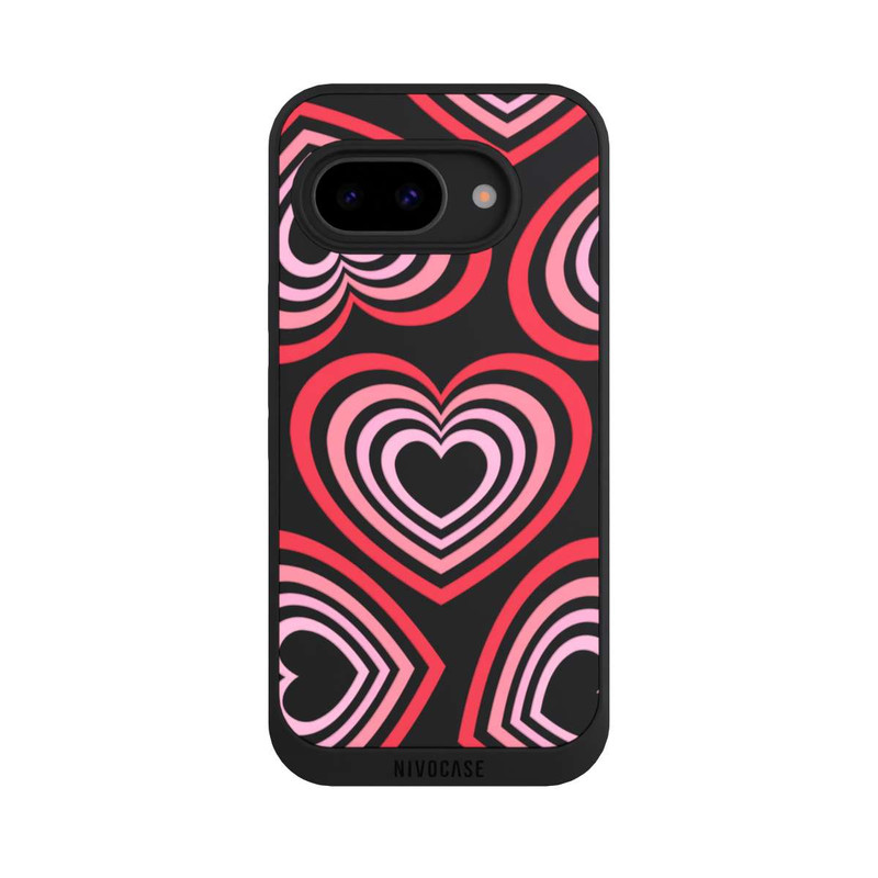 Pixel 9a NIVOpure Hearts Transparent