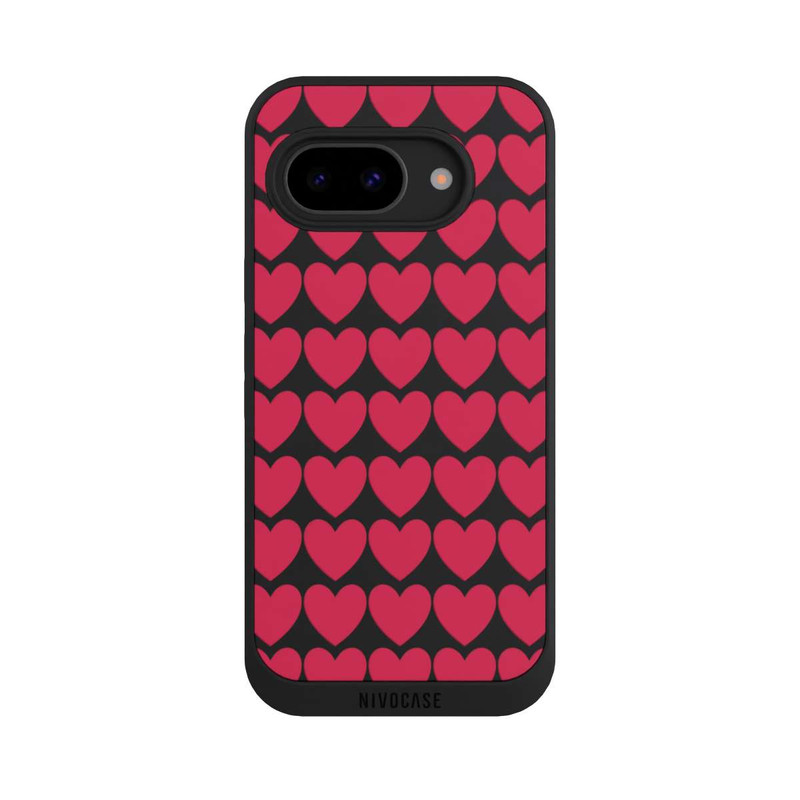 Pixel 9a NIVOpure Viva Magenta Hearts