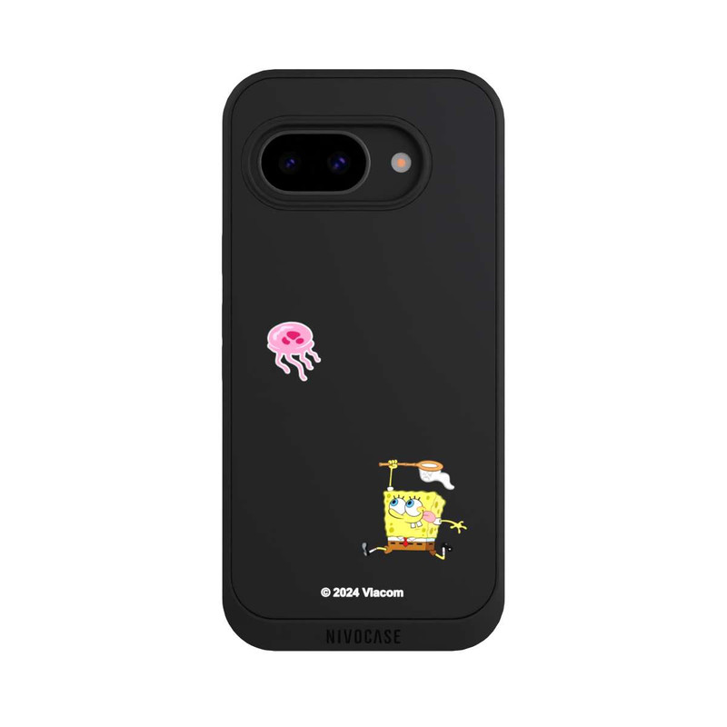 Pixel 9 a NIVOpure Spongebob jagt Quallen