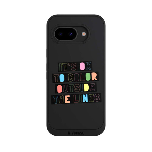 Google Pixel 9a NIVOpure Color Outside The Line Transparent
