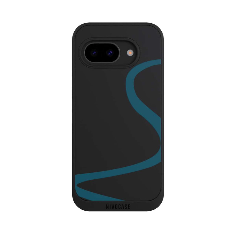Pixel 9a NIVOpure Blaue Linie Transparent