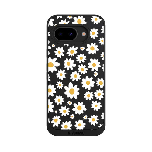 Google Pixel 9a NIVOpure Daisy Flower Seamless Pattern Transparent