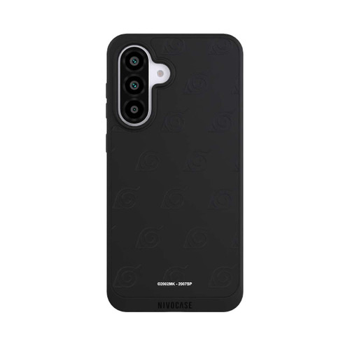 Samsung Galaxy A56 5G NIVOpure Black Konoha Pattern Transparant