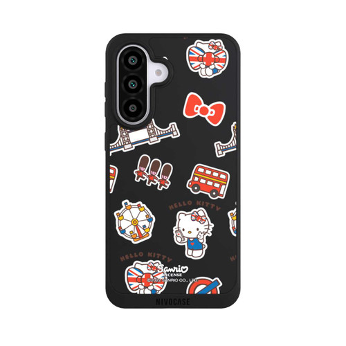 Samsung Galaxy A56 5G NIVOpure Hello Kitty Londoner Abzeichen Transparent