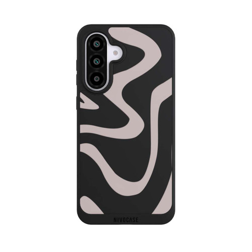 Samsung Galaxy A56 5G NIVOpure Trendy Lines Brown Transparent