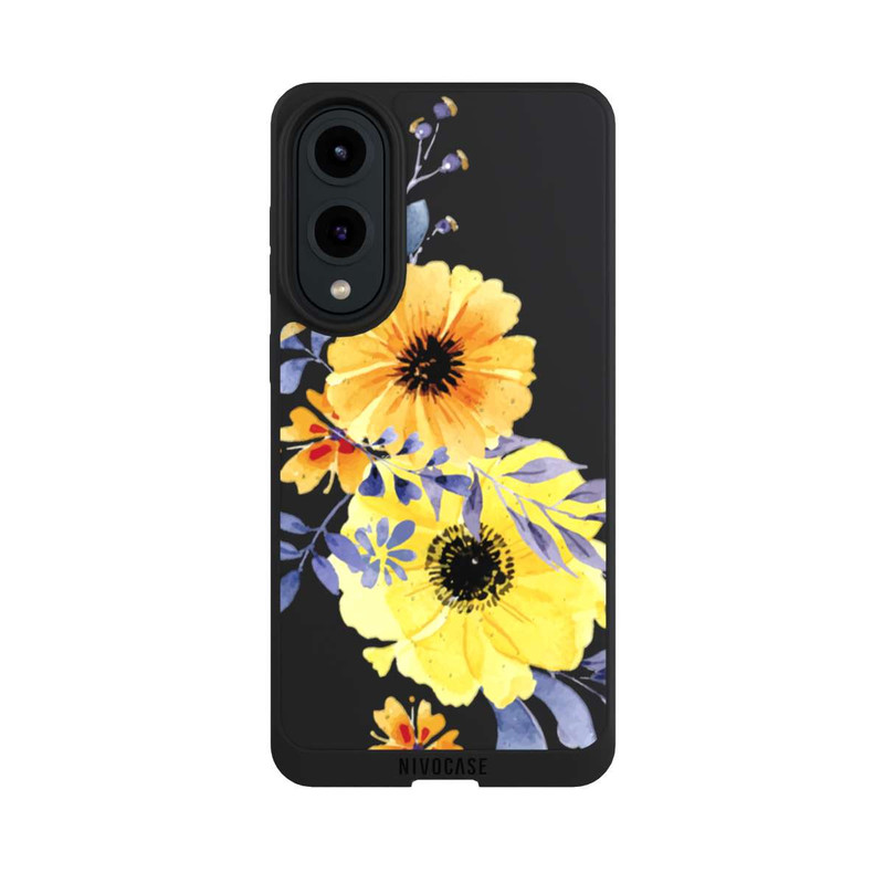 Galaxy S25 Edge NIVOpure Gelbe schwedische Blumen