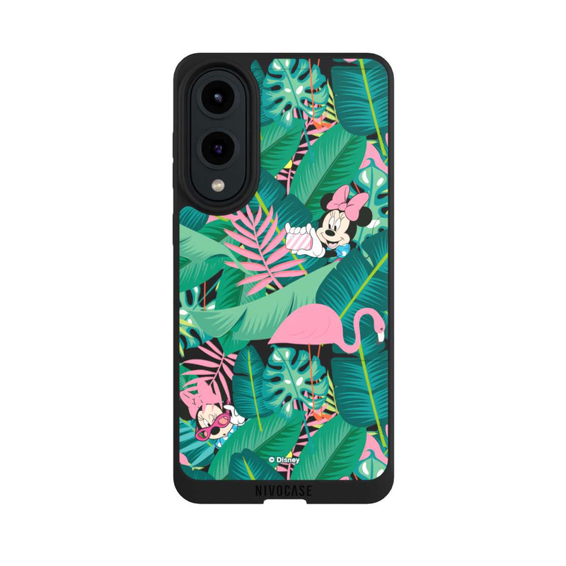 Galaxy S25 Edge NIVOpure Minnie Summer Palm Leaves Transparent