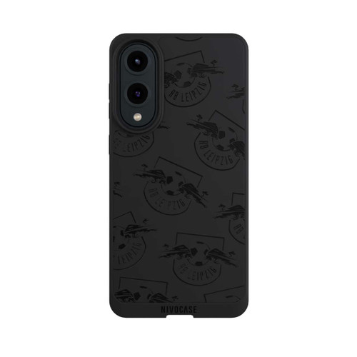 Samsung Galaxy S25 Edge NIVOpure Logos RB Leipzig Schwarz - ohne Hintergrund