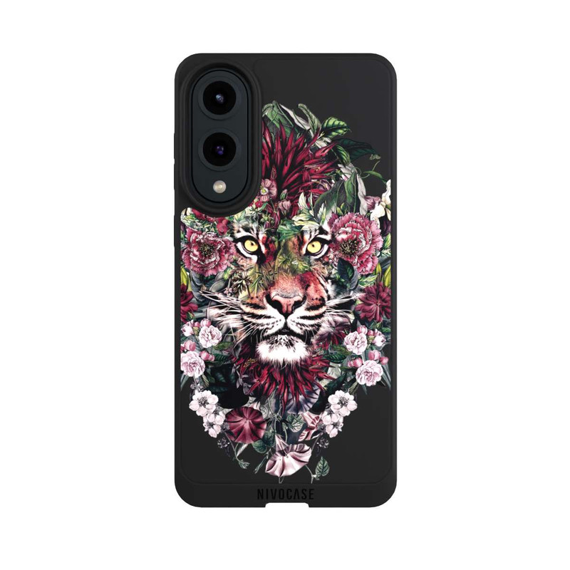 Galaxy S25 Edge NIVOpure Tigre floral sans fond