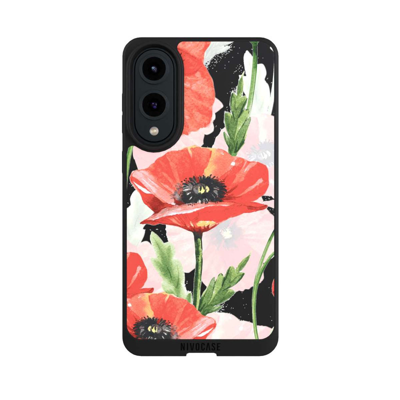Galaxy S25 Edge NIVOpure Prairie de Coquelicots sans Fond 