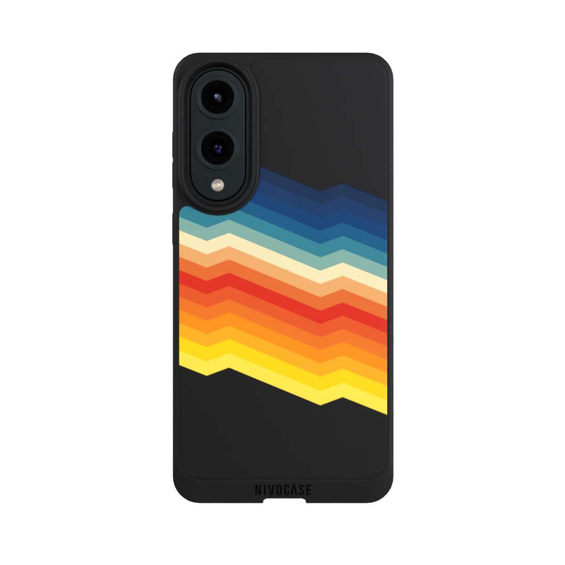 Galaxy S25 Edge NIVOpure Abstrakter Regenbogen
