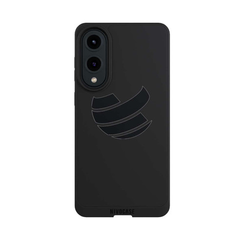 Samsung Galaxy S25 Edge NIVOpure Icon Schwarz Transparent