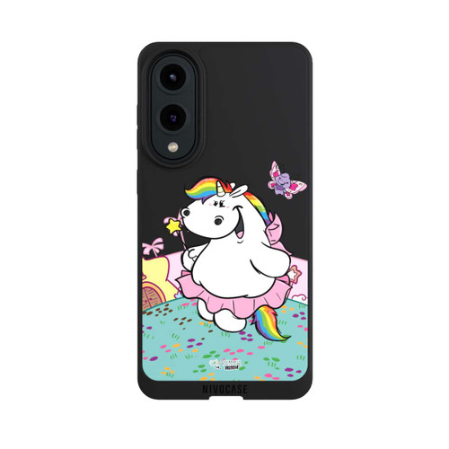 Samsung Galaxy S25 Edge NIVOpure Glitzerglimmerstadt Transparent