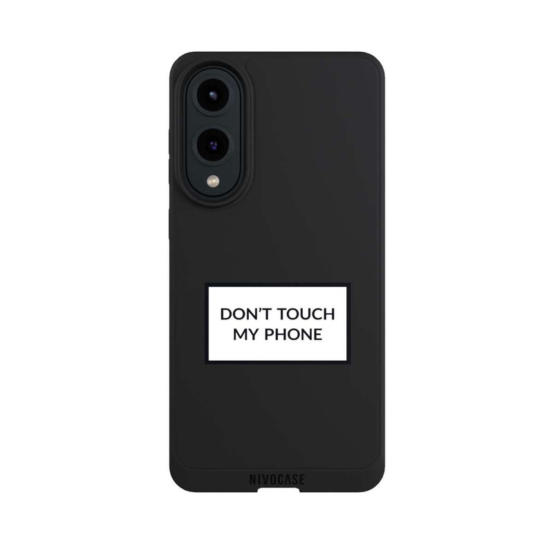 Galaxy S25 Edge NIVOpure Do Not Touch My Phone Transparent