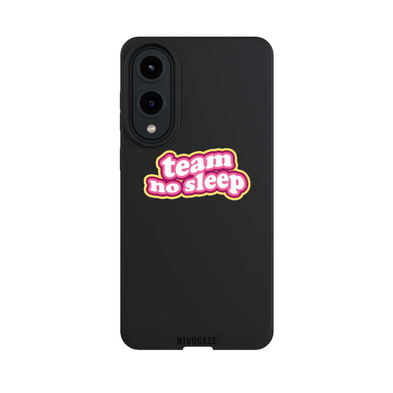 Galaxy S25 Edge NIVOpure Team No Sleep 70s Transparent
